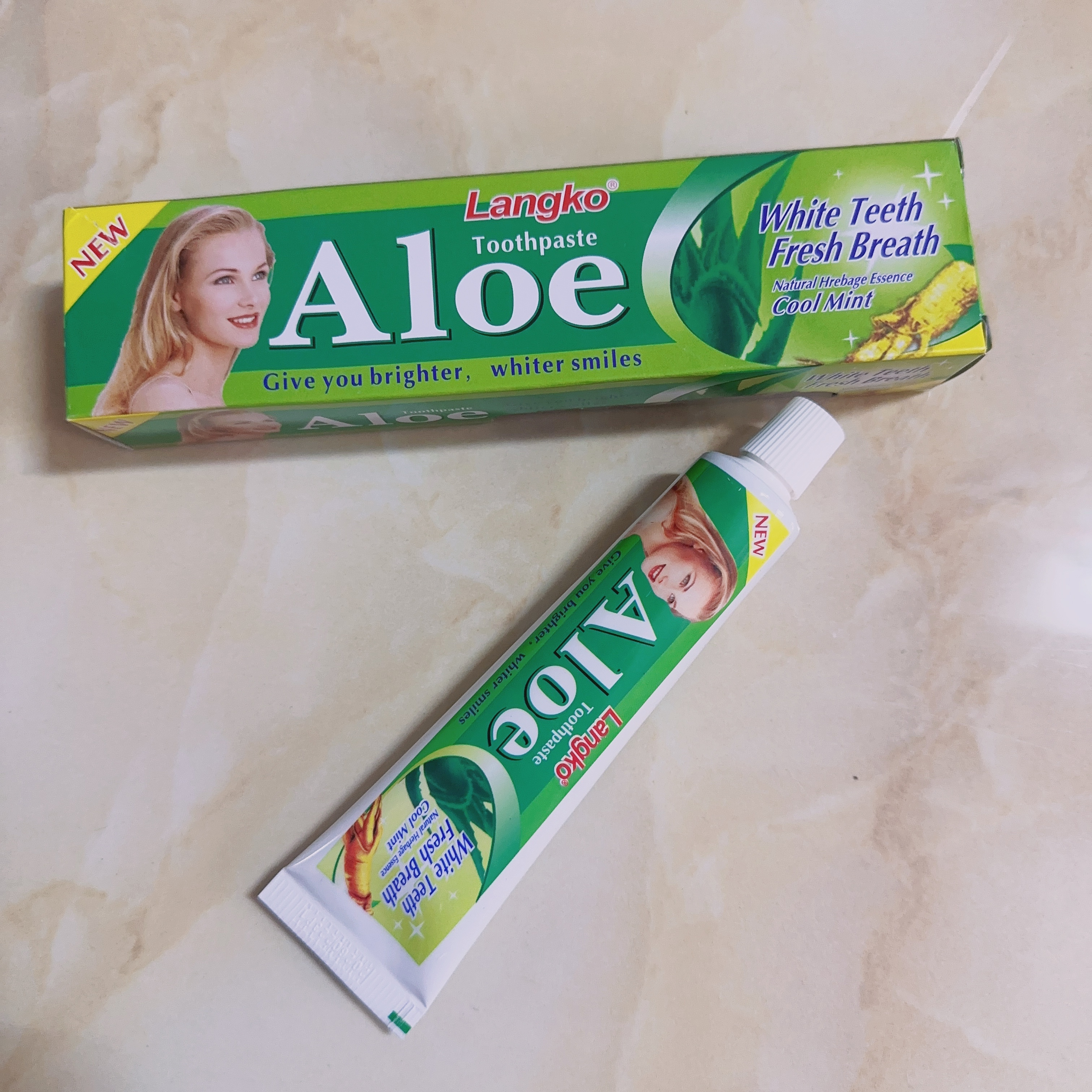 Wholesale aloe vera angola toothpaste for white teeth and fresh breath