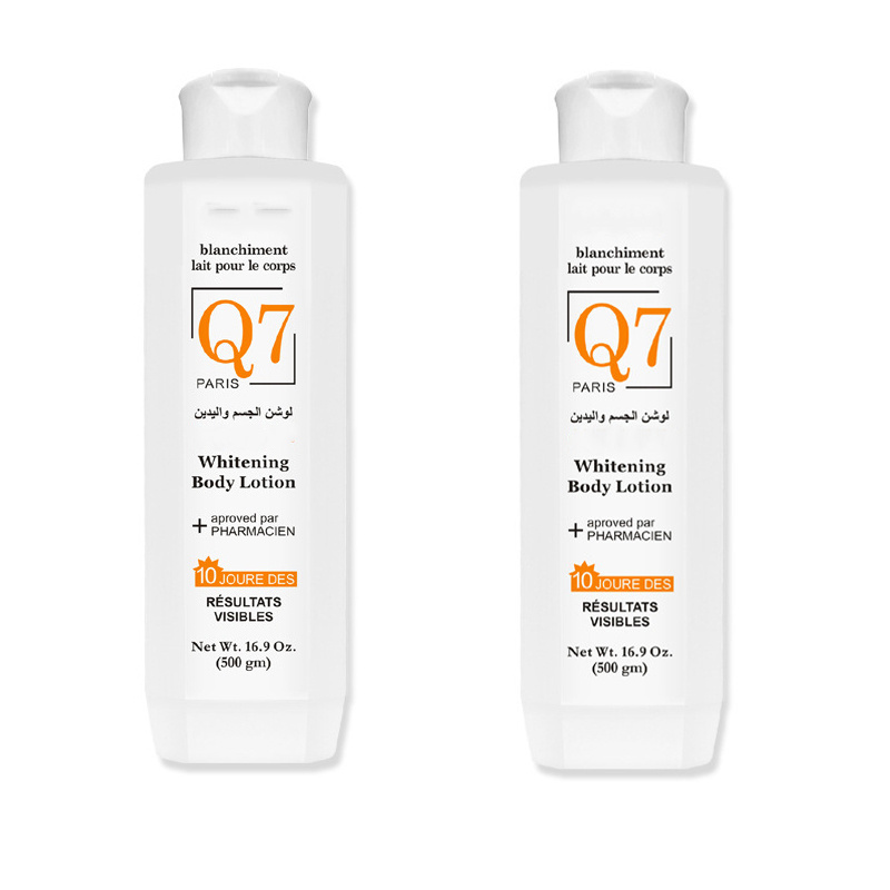 OEM Wholesale Q7 Body Lotion 500ml Whitening Body Lotion, Removal of Chicken Skin, Moisturizing and Hydrating