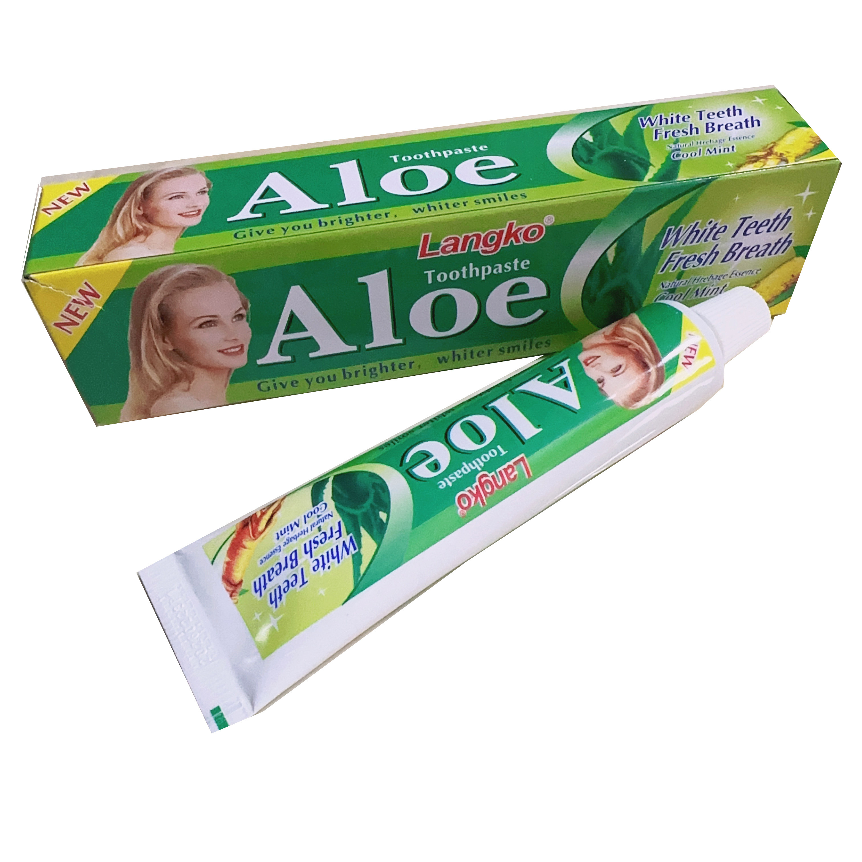 Wholesale aloe vera angola toothpaste for white teeth and fresh breath