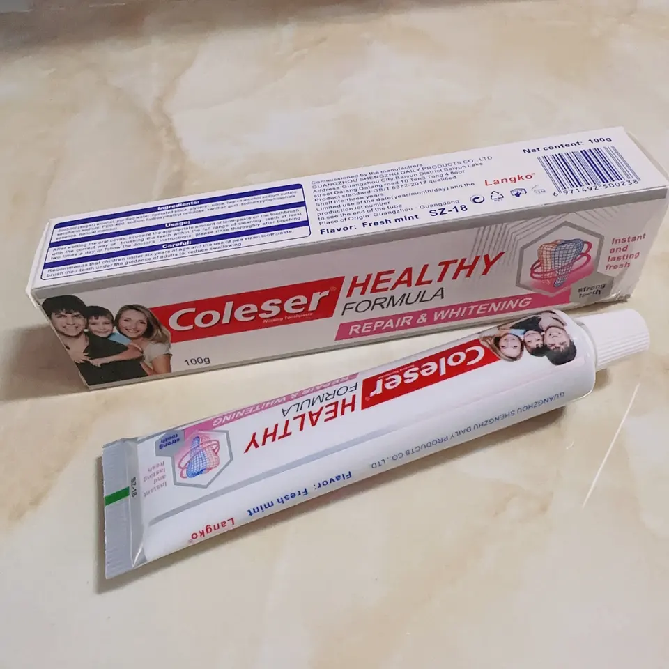 OEM Coleser Toothpaste 100g repair and whitening teeth lasting fresh toothpaste