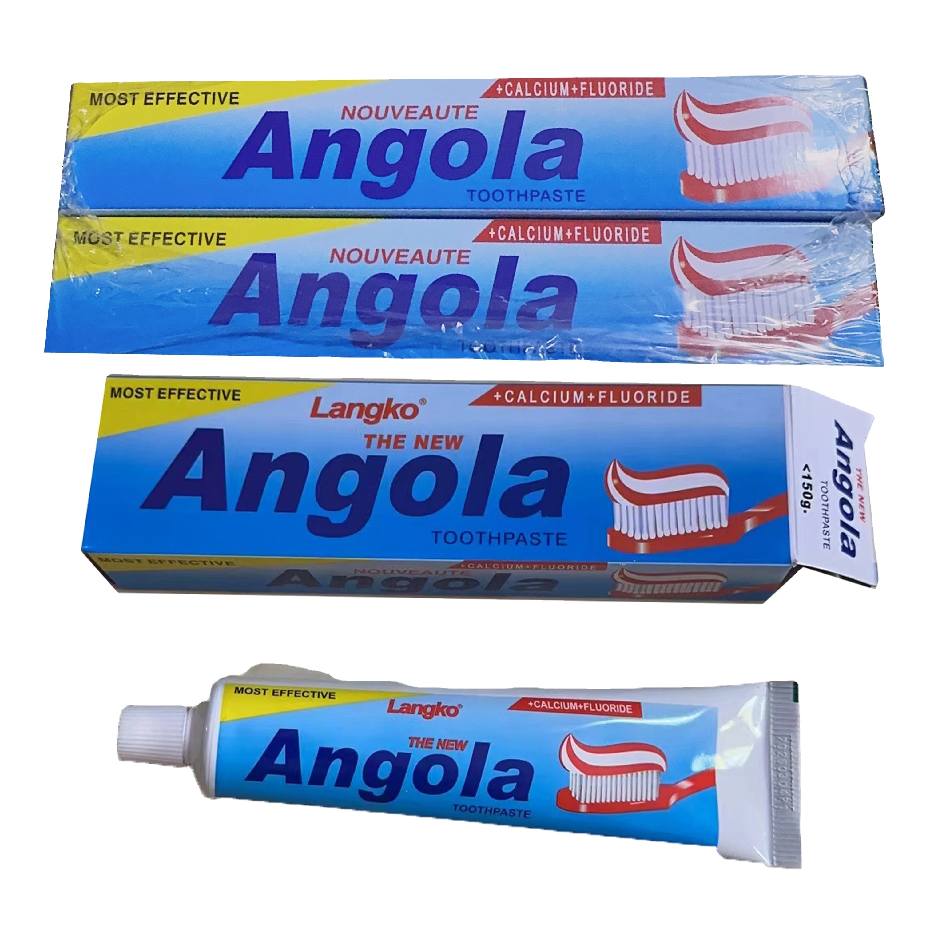 Wholesale private label Angora toothpaste 150g can effectively prevent tooth decay and make the teeth whitest