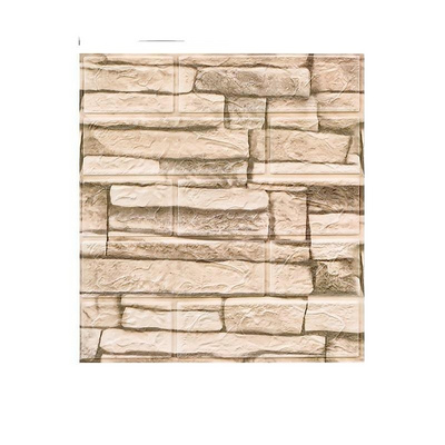 38cm*35cm Peel And Stick Self Adhesive Stickers Xpe 3D Cultural Stone Wallpaper Wood Grain For Home Wall Decorative