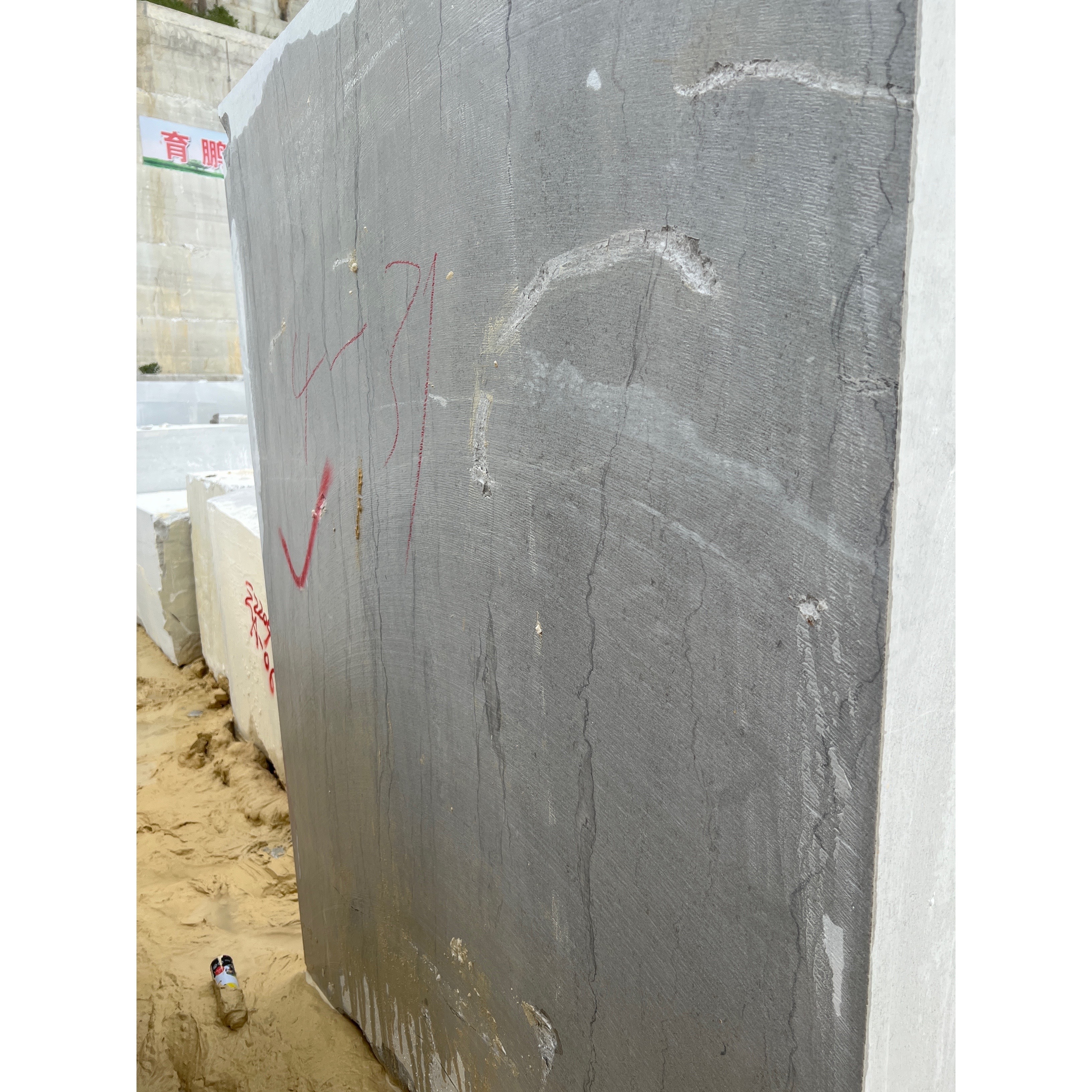 Guangxi Own Quarry Wholesale Grey Marble Block Price Large Raw Marble Block