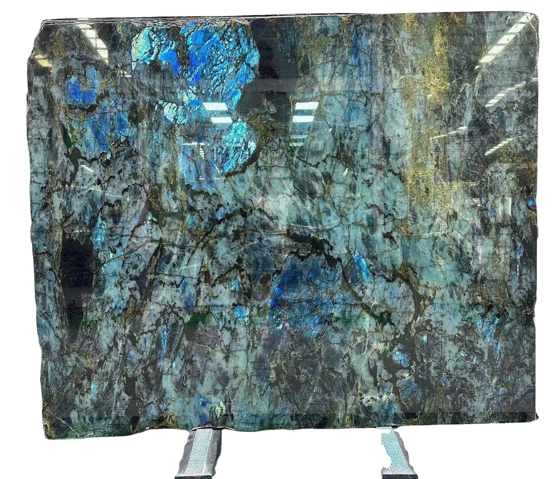 Factory Direct Popular  Blue River Labradorite Granite Stone For Countertop