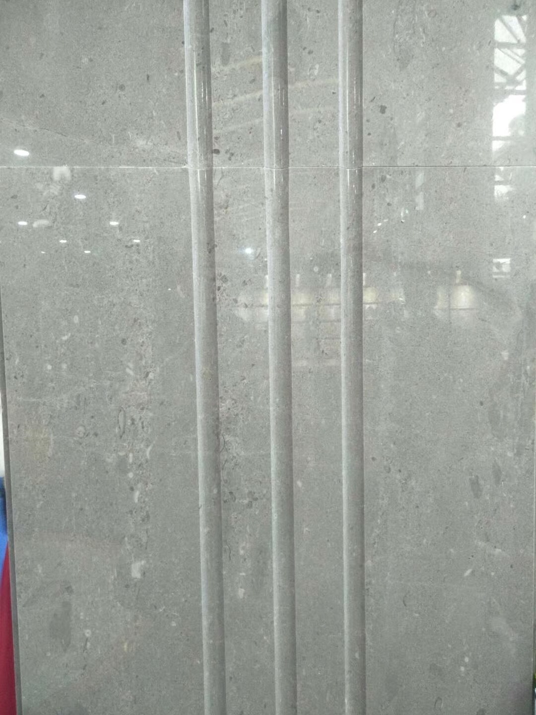 Factory Supply Grey Marble Mosaic Cladding Stone Elegant Grey Designer Wood Marble Wall Slab Living Room Wall Carbon Slate Wall