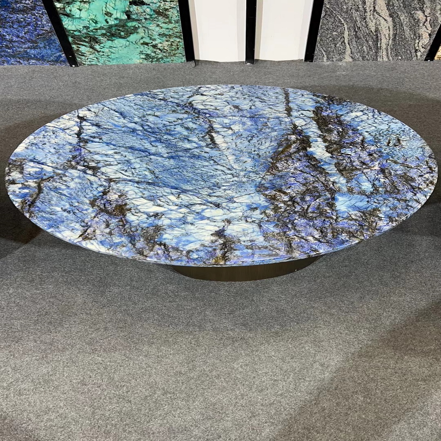 2023 New Design Backlit Blue Dream Marble Onyx  For Kitchen Countertop And Wall Decoration