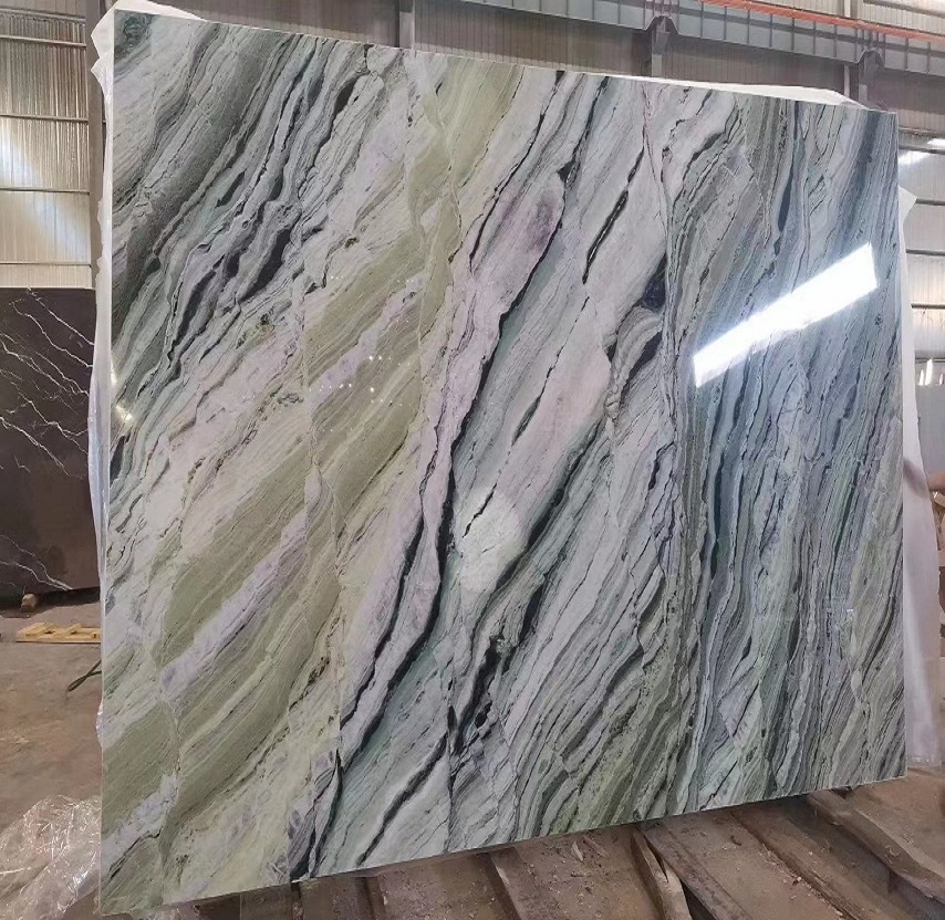 Green could jade dreaming paradise marble stone natural transparent green onyx tile marble slab price wholesale