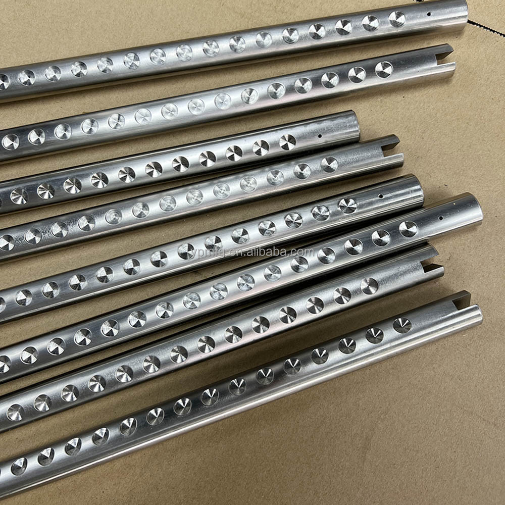 OEM custom 3 axis cnc precision lathes process stainless steel parts cnc machining hardened steel polished long shaft