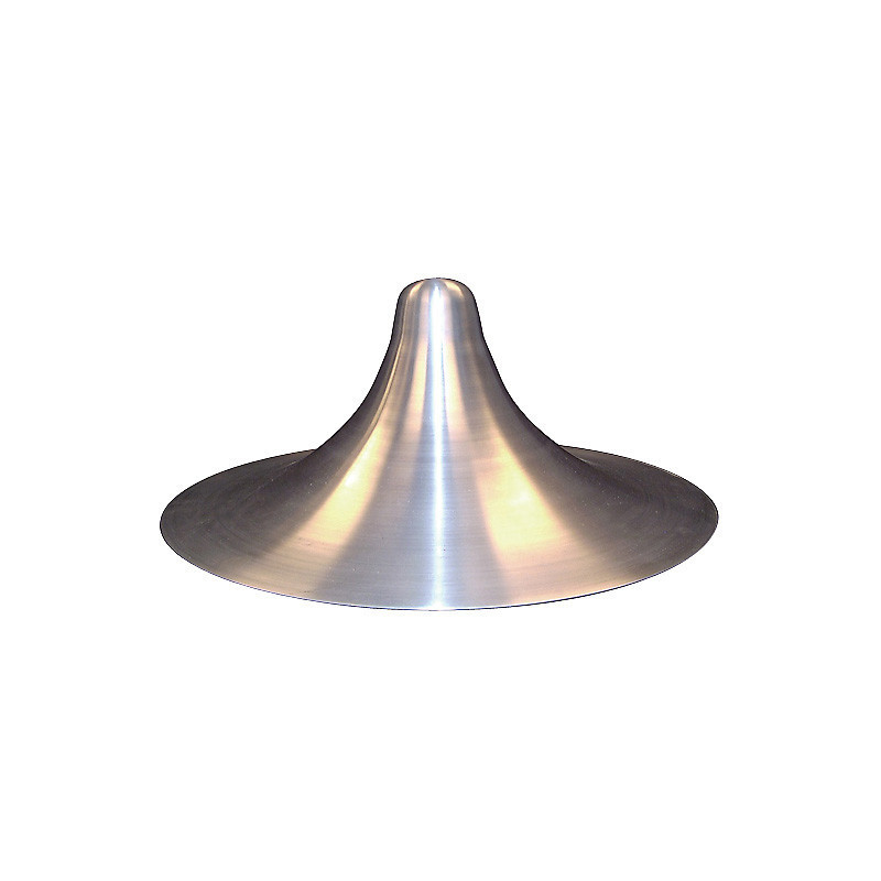 Customized galvanized metal spinning parts slippery metal cone