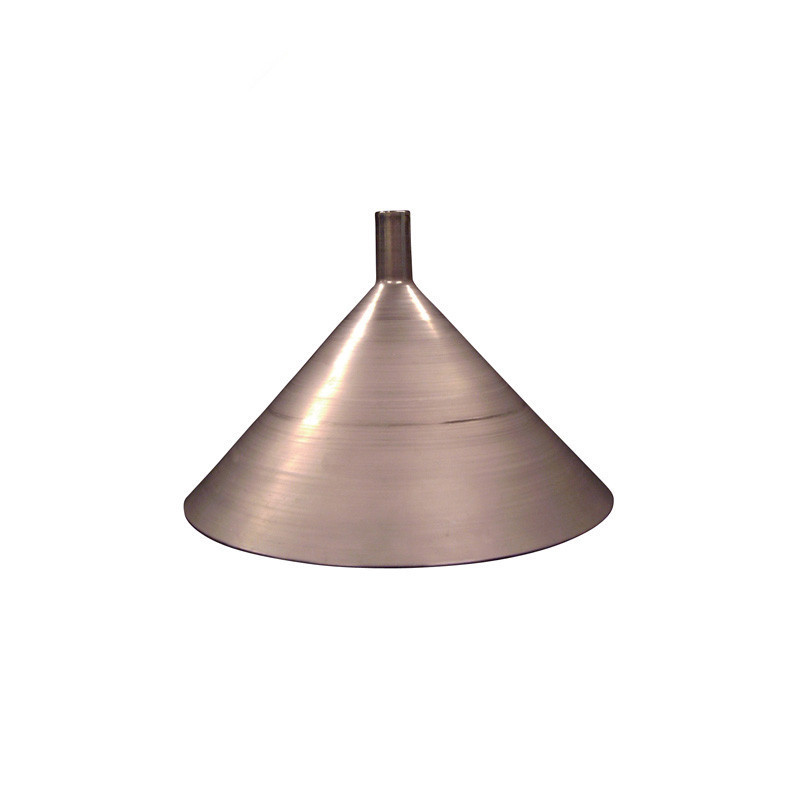 Customized galvanized metal spinning parts slippery metal cone