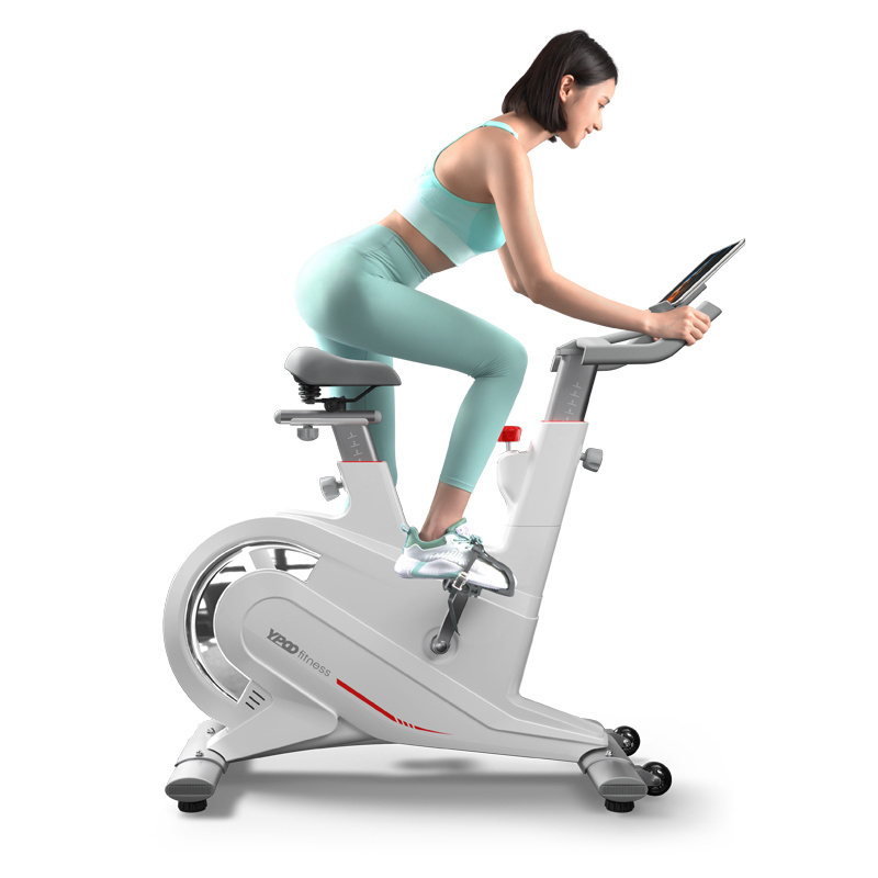 YPOO Best selling electronic spin bike monitor cardio spin bike with counter commercial spinning bike fitness