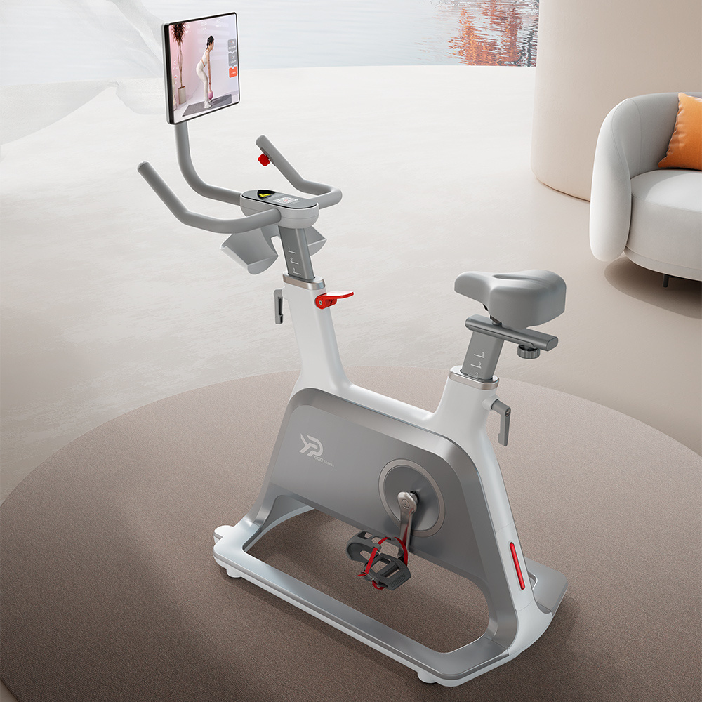 YPOO new smart spinning bike with YPOOFIT APP  magnetic spin bike Self generating electricity spinning bike