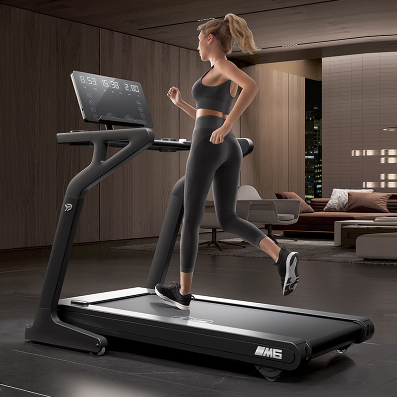 YPOO LED Z shape  fitness electric 15% incline Cardio Gym  Running Machine  Fitness Electric commercial treadmill