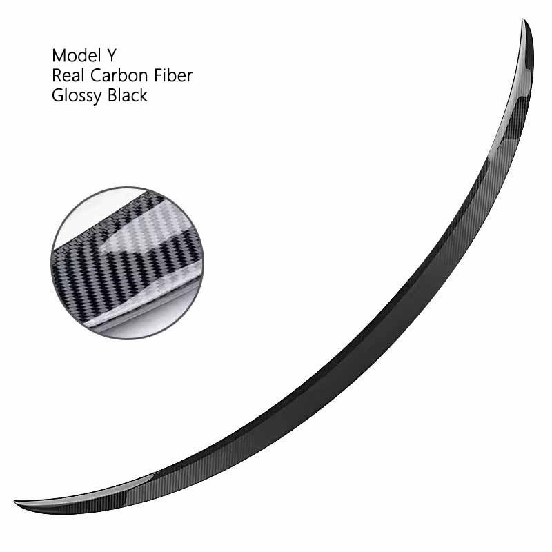 Dry Carbon Fiber Electric Car Model S Ducktail Spoiler for Tesla Model Y