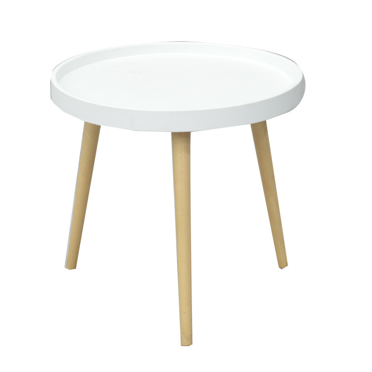 Hot Selling High Quality furniture Round Dining Restaurant PP Top Simple Minimalist Coffee Table