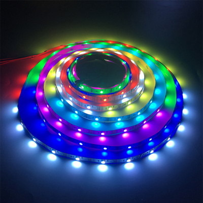 IP67 5050RGB 60Leds/M LED Strip DC12V LED Strip Light/LED Flex Smart Digital LED Strip Bar