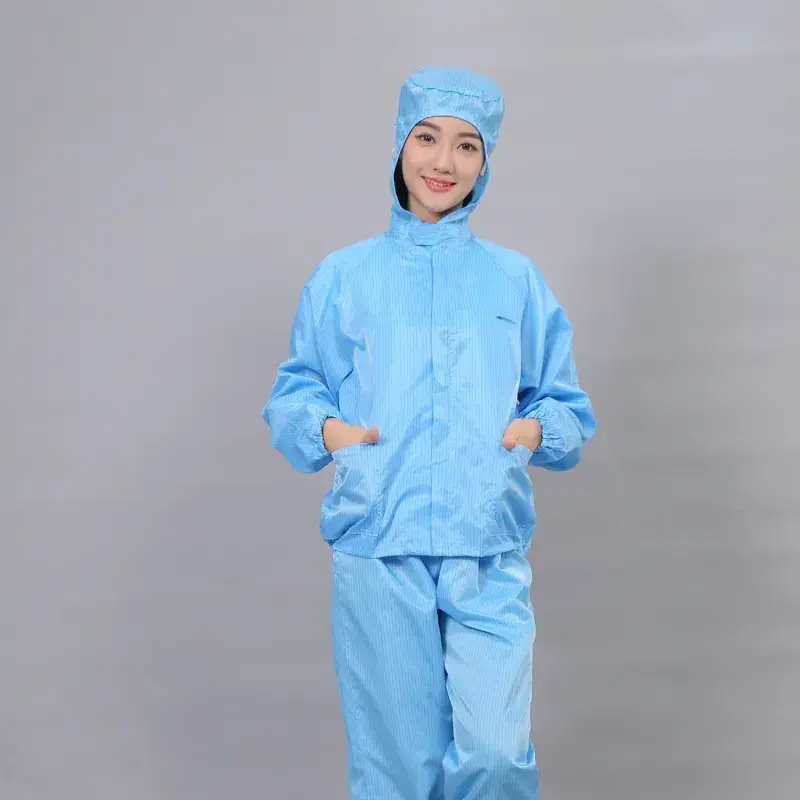 N02 antistatic suit esd clothes/ESD Antistatic Safety Suit / Industrial esd antistatic suit workwear