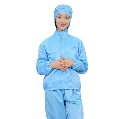 N02 antistatic suit esd clothes/ESD Antistatic Safety Suit / Industrial esd antistatic suit workwear