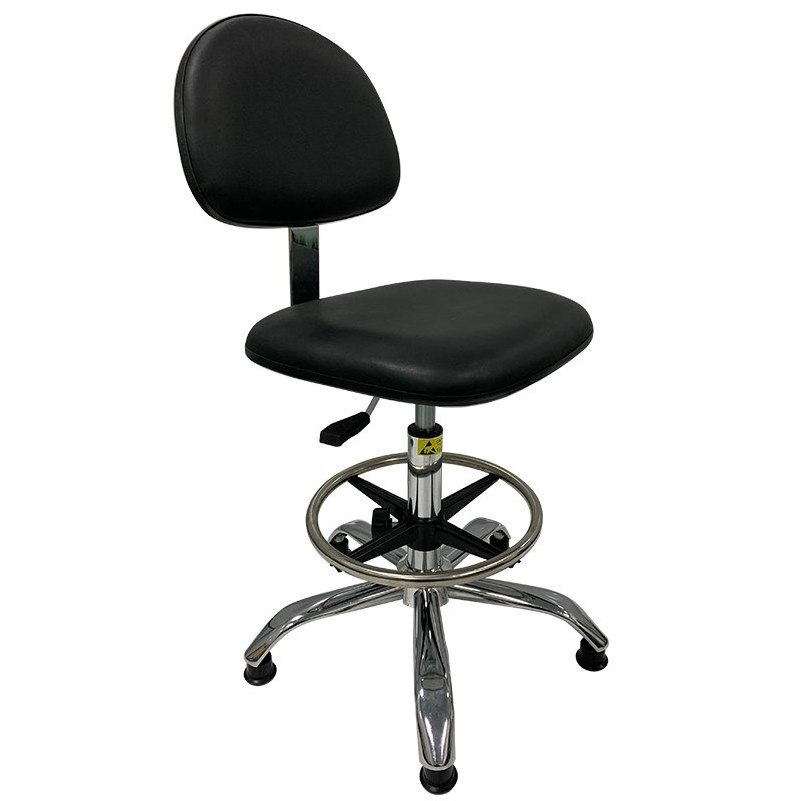 Anti static Conductive Leather Cleanroom ESD Chair/industrial ESD office chair/cleanroom antistatic leather chair