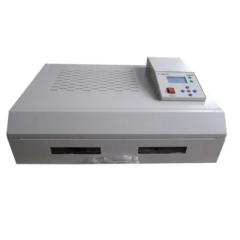 T-962C  SMT LED Reflow Soldering Oven for PCB/2500W Infrared Heater Reflow Oven Station/ Puhui T962C reflow soldering oven