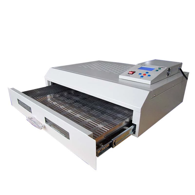 T-962C  SMT LED Reflow Soldering Oven for PCB/2500W Infrared Heater Reflow Oven Station/ Puhui T962C reflow soldering oven