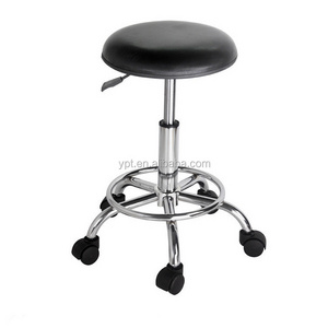 YP-3313 Antistatic PU Leather Stool/ESD Chair/High Quality Black Adjustable Antistatic office stool