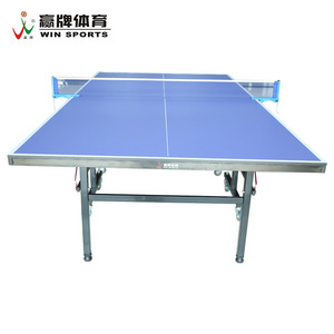 3%OFF!factory hot sale indoor folded table tennis tables top with net more durable cheap price mesa de pingpong tables