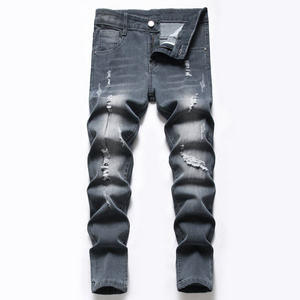 2022 New men jeans in Europe and America are hot sellers crazy jeans for men