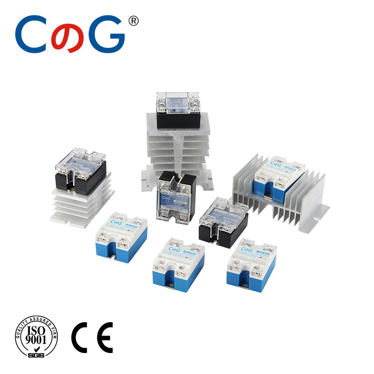 CG SSR-60AA 80AA 100AA Relay Single Phase AC Control AC 70-280VAC To 24-480V Heat Sink 60A 80A 100A AA Solid State Relay