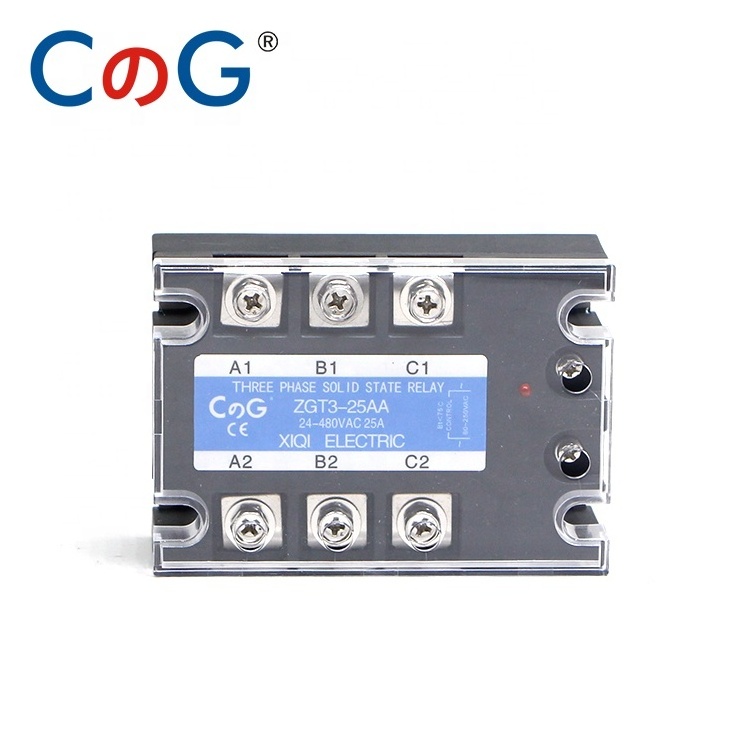 CG 10A 25A 40A AA Three Phase SSR AC Control AC Aluminum Radiator For 40AA Heat Sink SSR 220VAC To AC Sink Solid State Relay