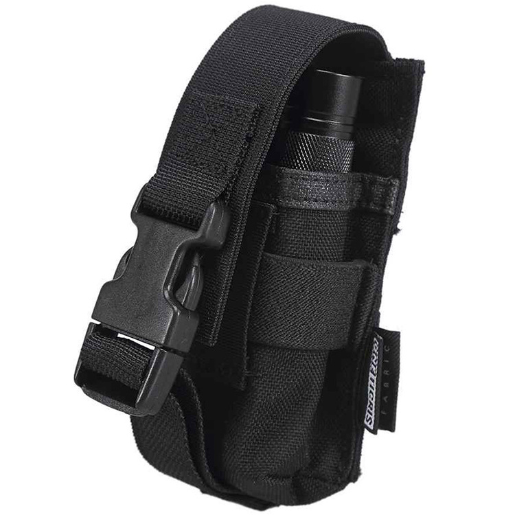 Heavy Duty Custom Nylon Belt Flashlight Carry Case Torch Pouch Holster Holder For LED Handheld Flashlights