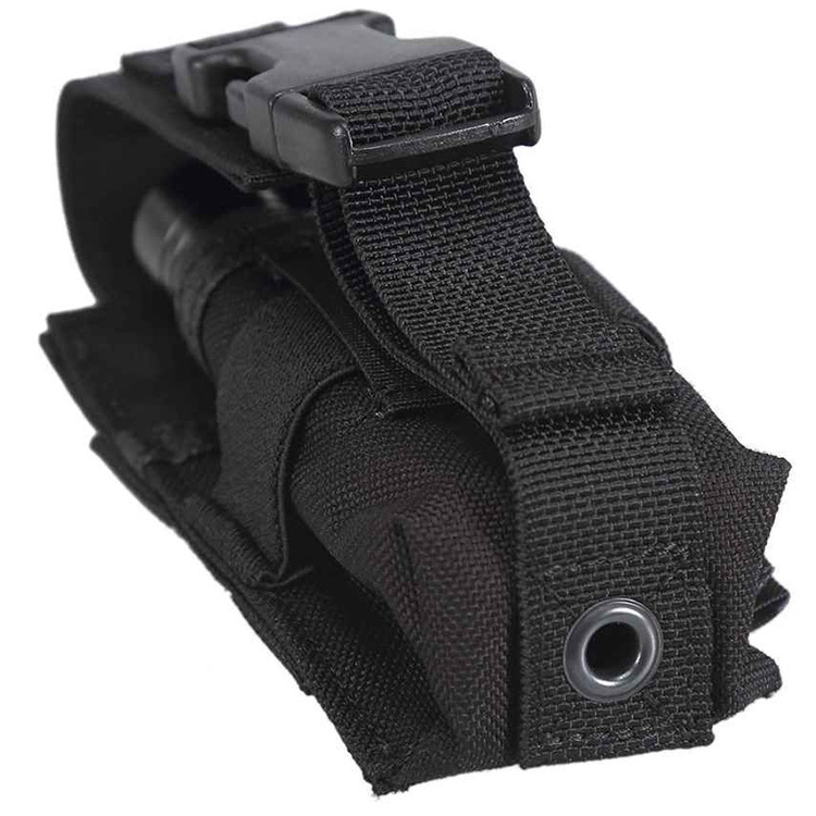 Heavy Duty Custom Nylon Belt Flashlight Carry Case Torch Pouch Holster Holder For LED Handheld Flashlights