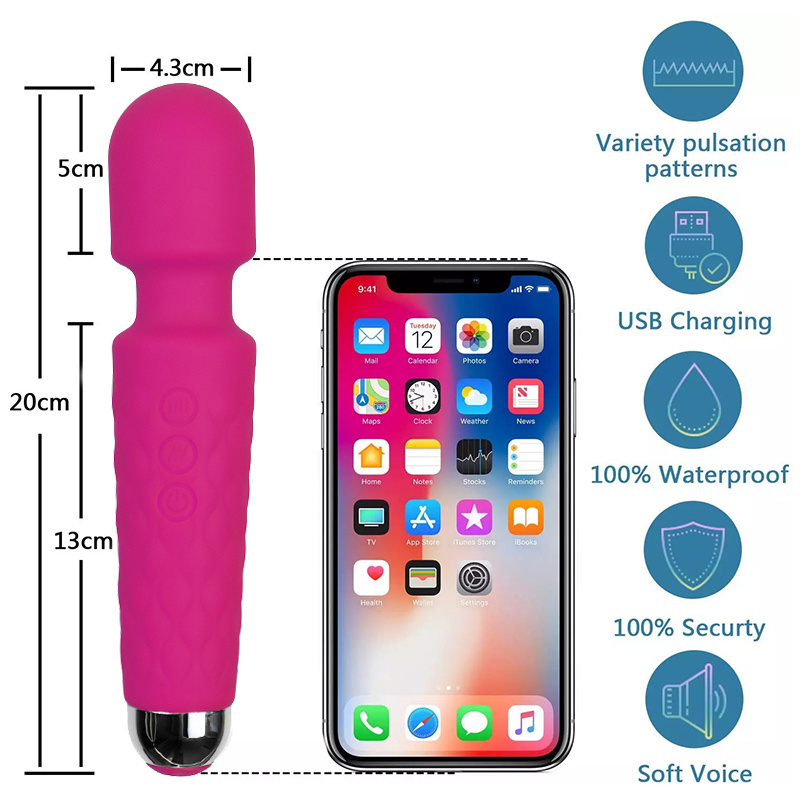 mini wand massager vibrator  wireless girl wand massager  power hitachi girl wand massager