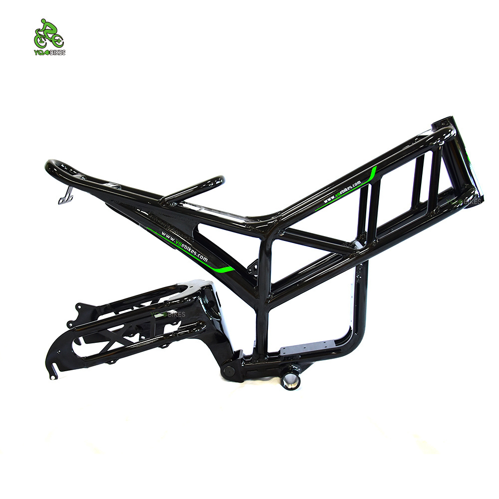 Dropshipping New Electric Fat Bicycle Frame Stealth Bomber Electric Bike Frame Kit Frameset :Battery Box+Frame+Seat