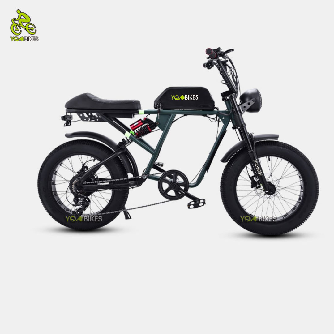 YQEBIKES Super Fashion 48V750W Electric Fat Mountain Bikes 73 Long Range Retro Electric Bicycle Bicicletas Dirt E Bike for Sale