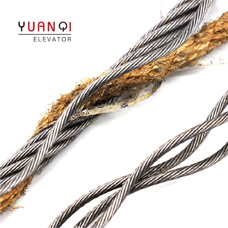 Wuxi General elevator special wire rope 6 8 10 12 13mm traction speed limit rope hemp core