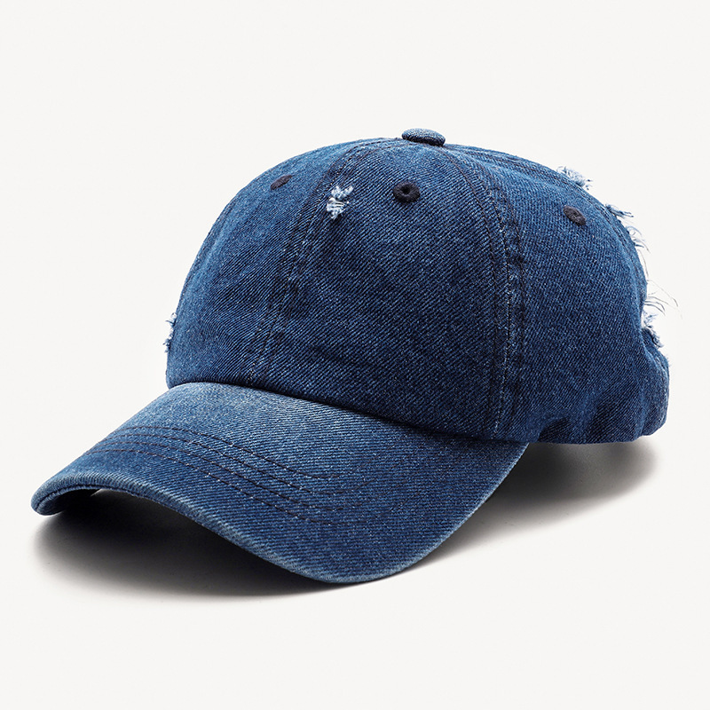 Wholesale Jean Vintage Distressed Baseball Cap Unstructured Sports Hats