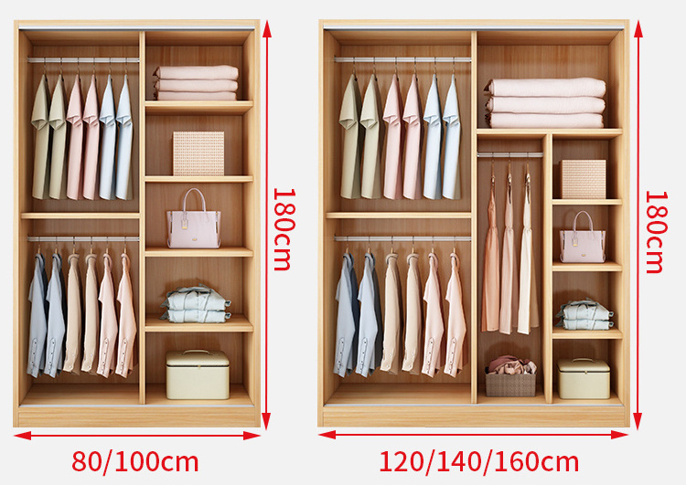 Bedroom Furniture Wardrobe Clothes Closet Cabinet Bedroom Cupboard Big Closet