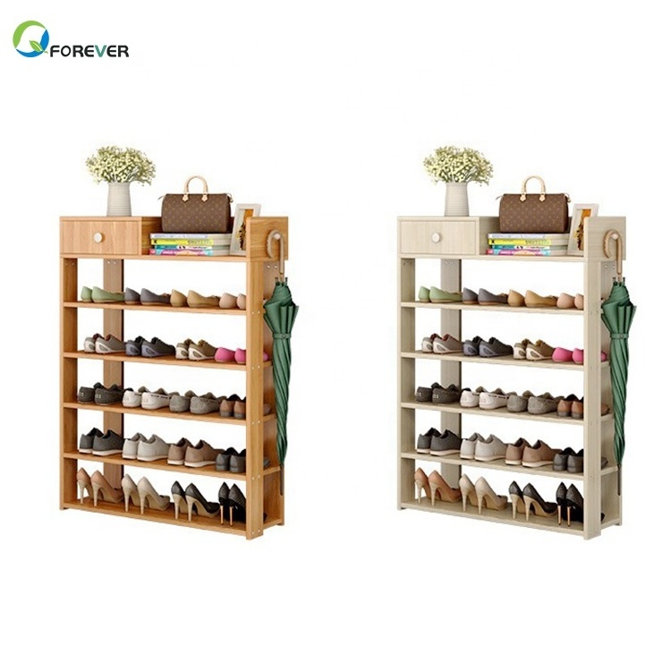 Modern Minimalist Living Room Wooden Storage Shoe Cabinet Shoe Rack