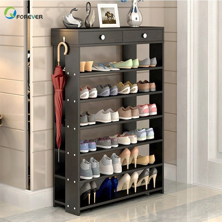 Modern Minimalist Living Room Wooden Storage Shoe Cabinet Shoe Rack