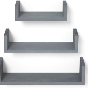 U-shaped Wall Shelf For Bedroom Living Room Office Wall Storage Rack Simple Style