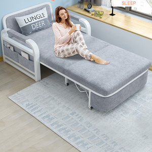 YQ FOREVER New Design Grey Modern Style Furniture 2 seater Fabric Sponge Living Room Sofa Beds