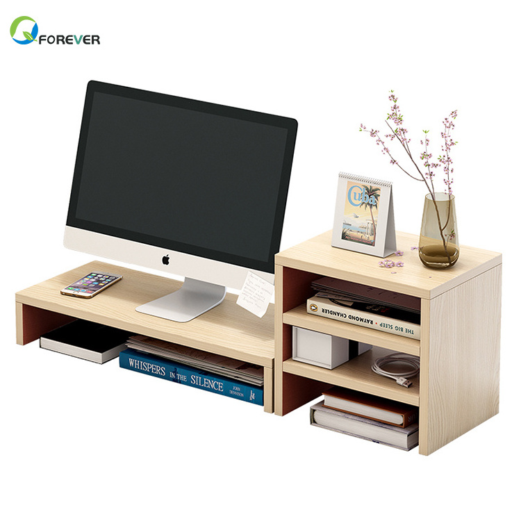 Desktop Computer Rack Display Screen Desktop Storage Pad Shelf Office Shelf