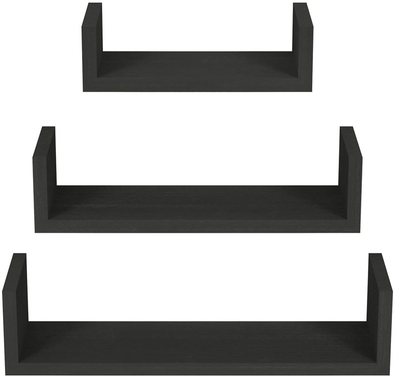 U-shaped Wall Shelf For Bedroom Living Room Office Wall Storage Rack Simple Style