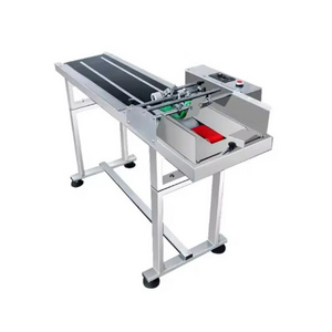 Automatic high speed conveyor belt paging label inkjet printer production date food bag carton line coding machine