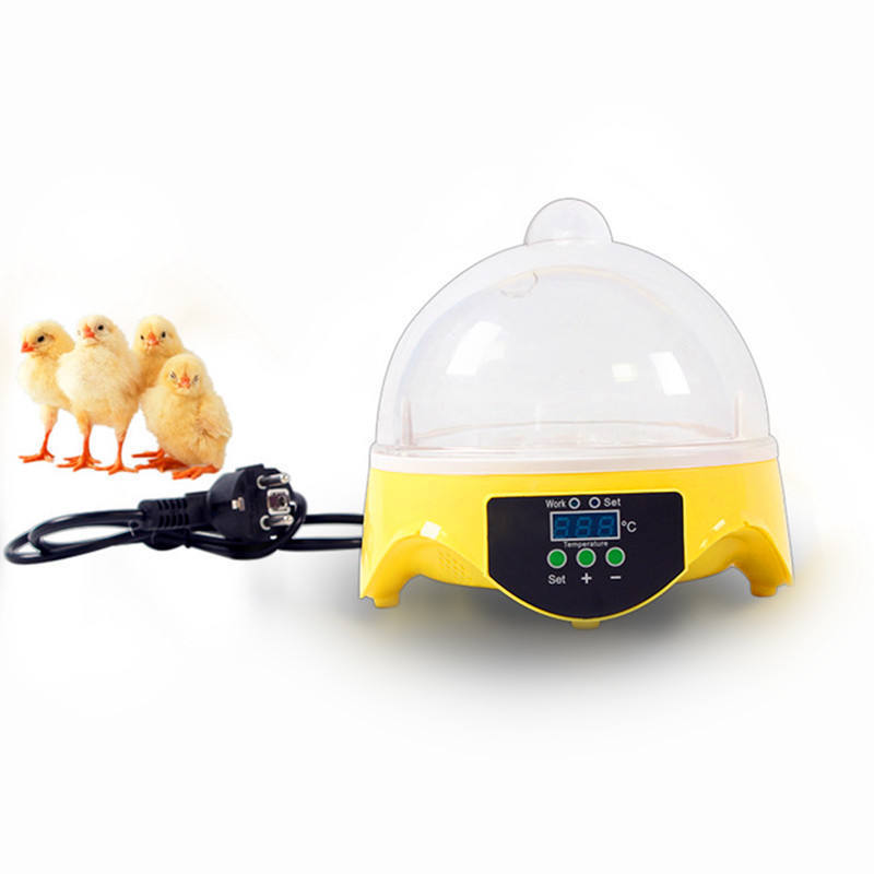 Full Automatic Mini 20W 7 Finch Chicken Hatching Eggs Incubator Quail Egg Incubators