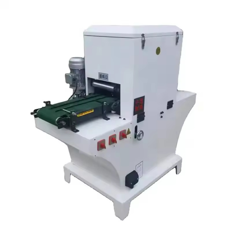 Automatic roller polishing machine four-sided metal stone cement board wood deburring sanding machine Woodworking machinery