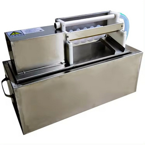 Best Selling 30kg/hour Small Automatic Boiled Chicken and Duck Peeler Quail Egg Peeler with Water Recirculation System