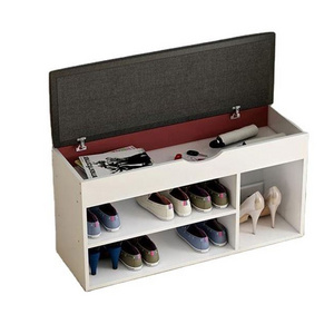 YQ JENMW Shoe Rack Home Small Province Space Door Change Shoe Bench Multi-Function Assembly Economy Simple Shoe Cabinet