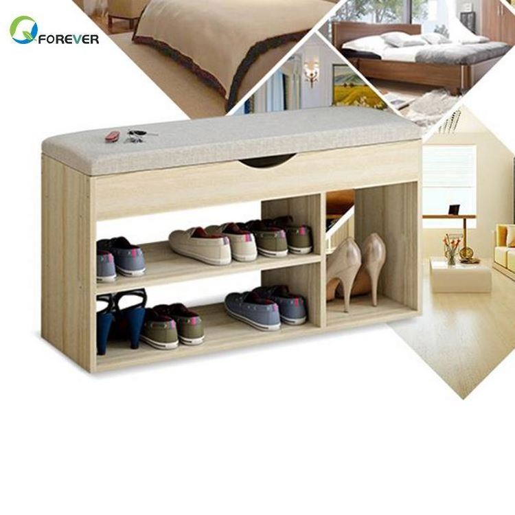 YQ JENMW Shoe Rack Home Small Province Space Door Change Shoe Bench Multi-Function Assembly Economy Simple Shoe Cabinet